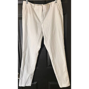 Michael Kors Women's White Straight‎ Trousers Size 10 L28 Excellent Condition